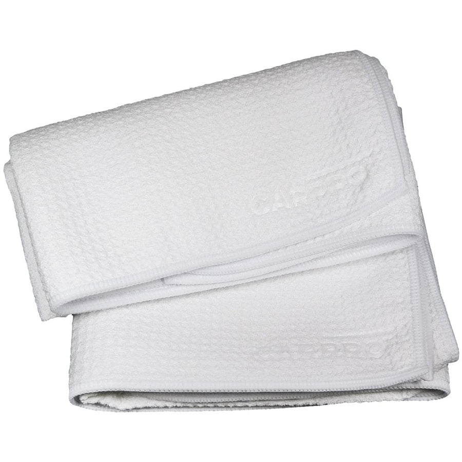 CarPro Waffle Drying Towel fehér gofri szövésű szárítókendő 60×82 cm, összehajtva
