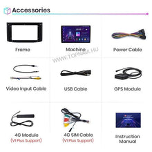 Kép betöltése a Galérianézegetőbe, Chevrolet Aveo 2006 - 2012 9&quot; Android Multimédia fejegység - TopNAVI