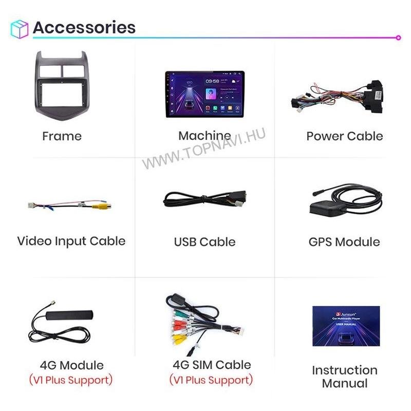 Chevrolet Aveo 2011 - 2015 9" Android Multimédia fejegység - TopNAVI