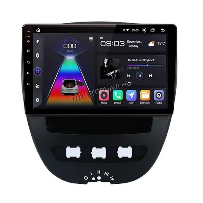 Citroen C1 2005-2014 10" Android Multimédia fejegység — Márkaspecifikus multimédia
