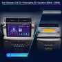 Citroen C4 2004-2010 9" Android multimédia autórádió érintőkijelzős fejegység — kép 2