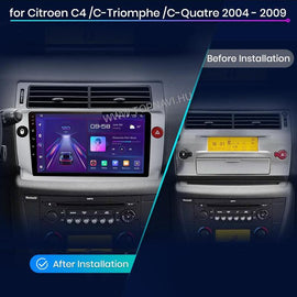 Citroen C4 2004 - 2010 9" Android Multimédia fejegység - TopNAVI