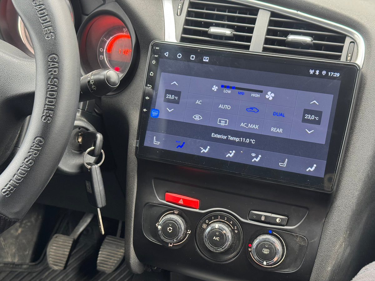 Citroen C4 2010 - 2020 10.1" Android Multimédia fejegység autórádió, hifi, rádió és fejegység nagy kijelzővel, CarPlay, Android autó, Wifi és Bluetooth támogatással,