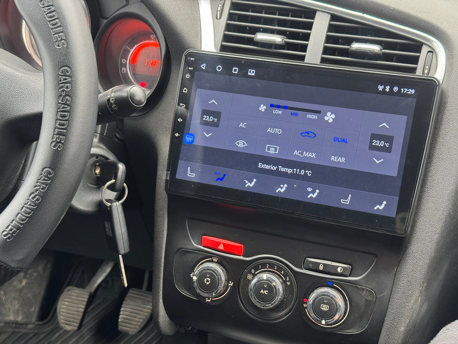 Citroen C4 2010 - 2020 10.1" Android Multimédia fejegység autórádió, hifi, rádió és fejegység nagy kijelzővel, CarPlay, Android autó, Wifi és Bluetooth támogatással,