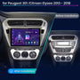 Citroen Elysee 2013-2018 9" Android multimédia autórádió érintőkijelzős fejegység — kép 2