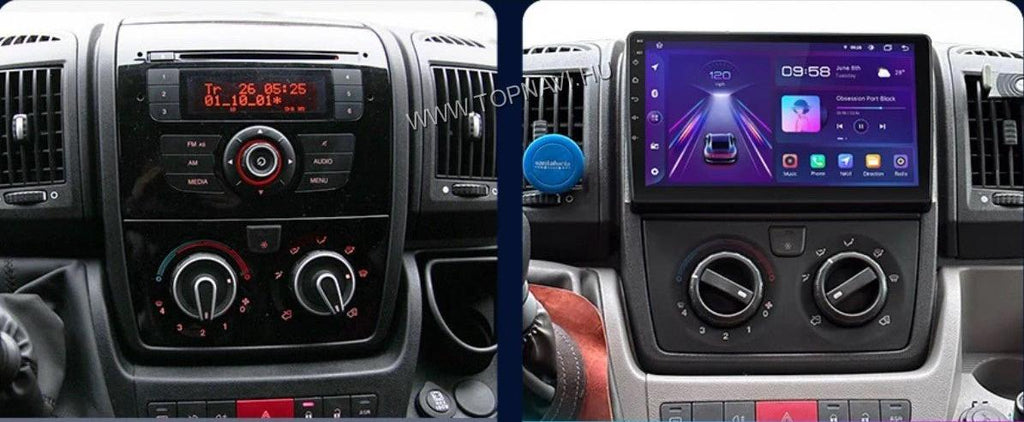 Citroen Jumper 2006 - 2021 9" Android Multimédia fejegység - TopNAVI
