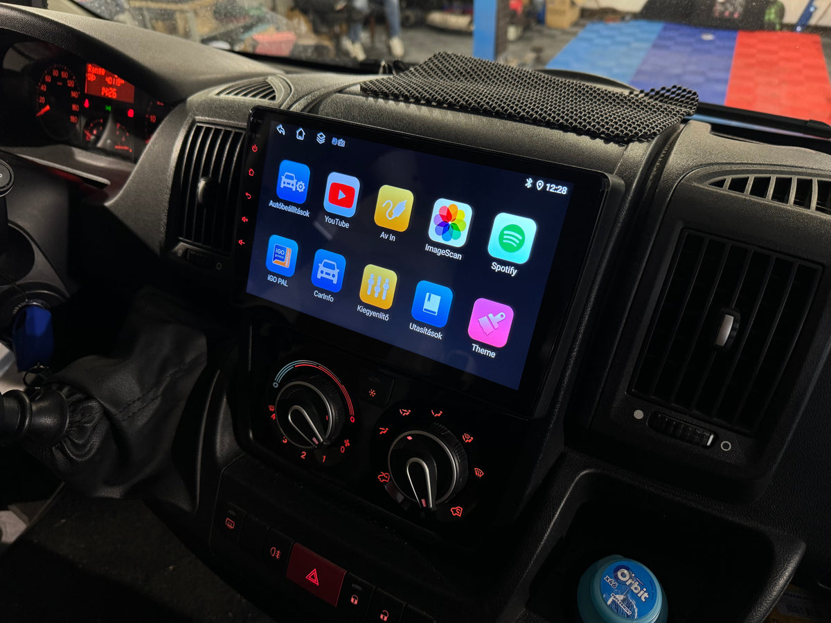 Citroen Jumper 2006 - 2021 9" Android Multimédia fejegység autórádió, hifi, rádió és fejegység nagy kijelzővel, CarPlay, Android autó, Wifi és Bluetooth támogatással,
