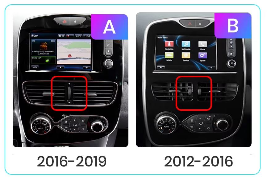 Renault Clio 4 2012- 2016 10.1" Android multimédia autórádió érintőkijelzős fejegység