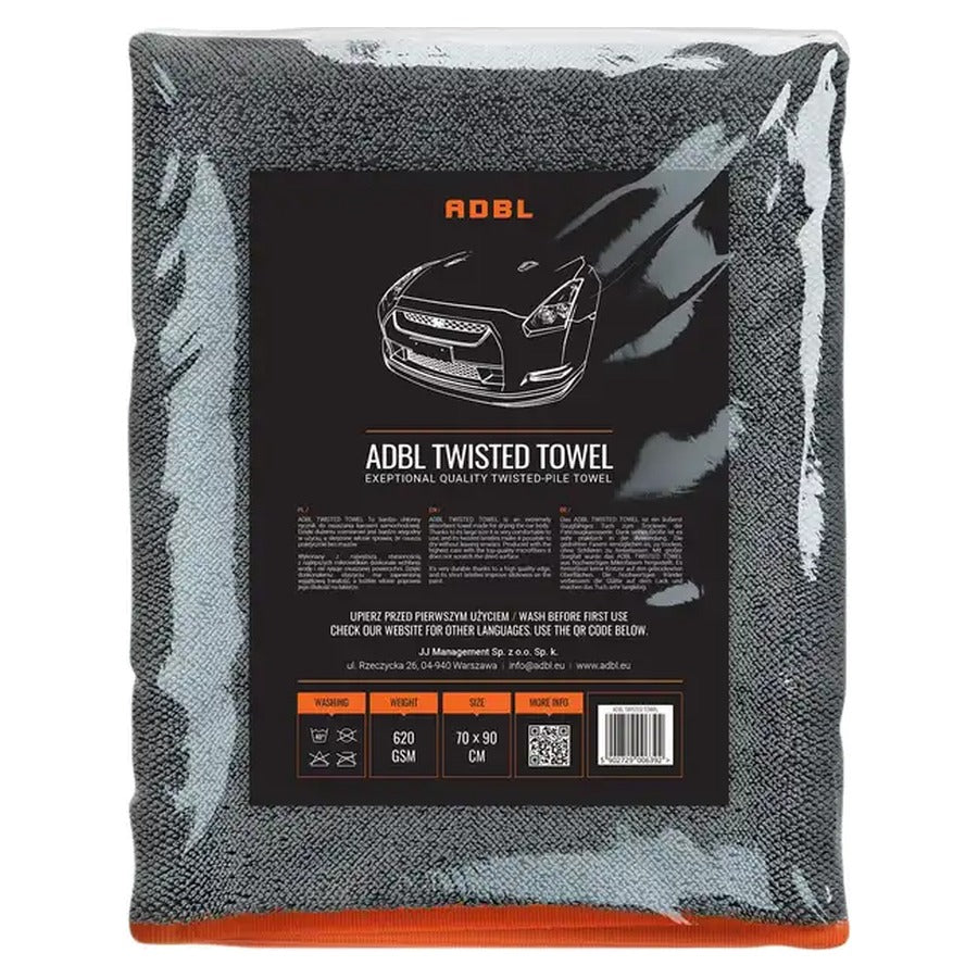 ADBL Twisted Towel csavart szálú szárítókendő 70x90 cm csomagolásban