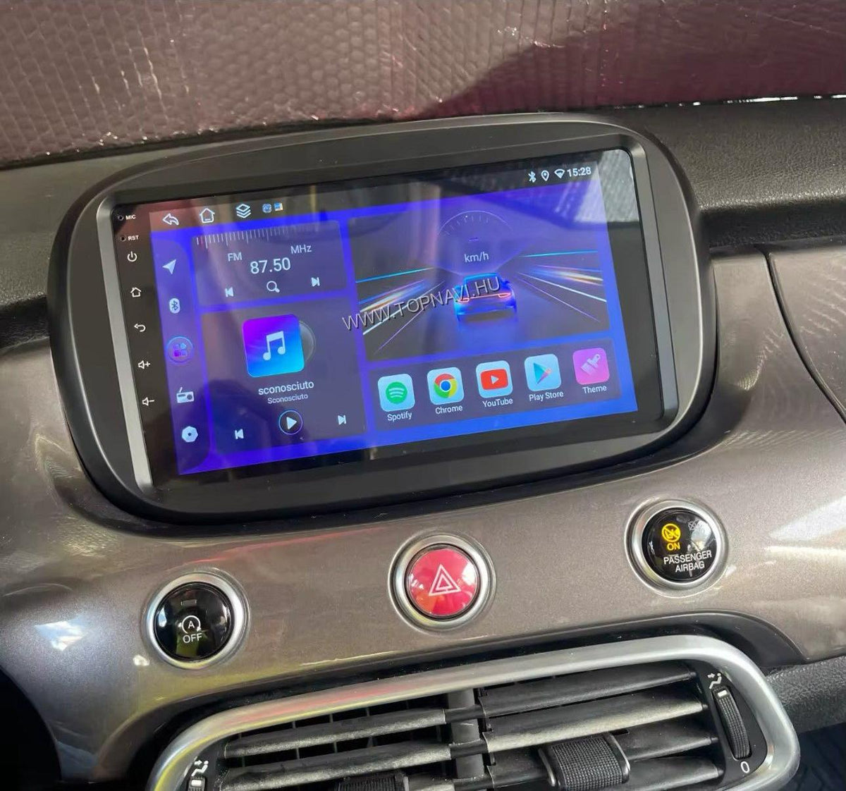 Fiat 500X 2014 - 2023 9" Android Multimédia fejegység - TopNAVI