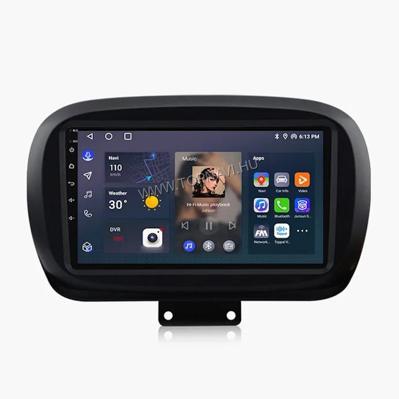 Fiat 500X 2014 - 2023 9" Android Multimédia fejegység - TopNAVI