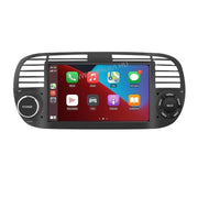 Fiat, Abarth 500 2007-2015 Fekete 7" Android Multimédia fejegység — kép 1