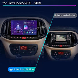 Fiat Doblo 2015 - 2019 9" Android Multimédia fejegység - TopNAVI
