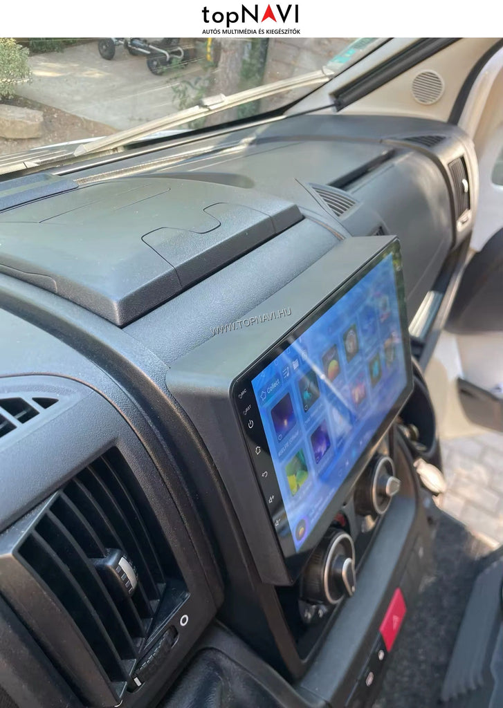 Fiat Ducato 2006 - 2021 9" Android Multimédia fejegység autórádió, hifi, rádió és fejegység nagy kijelzővel, CarPlay, Android autó, Wifi és Bluetooth támogatással,