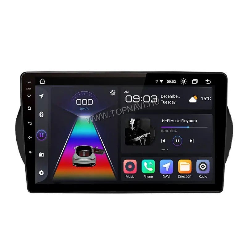 Fiat Fiorino 2008- 2017 10.1" Android Multimédia fejegység — Márkaspecifikus multimédia