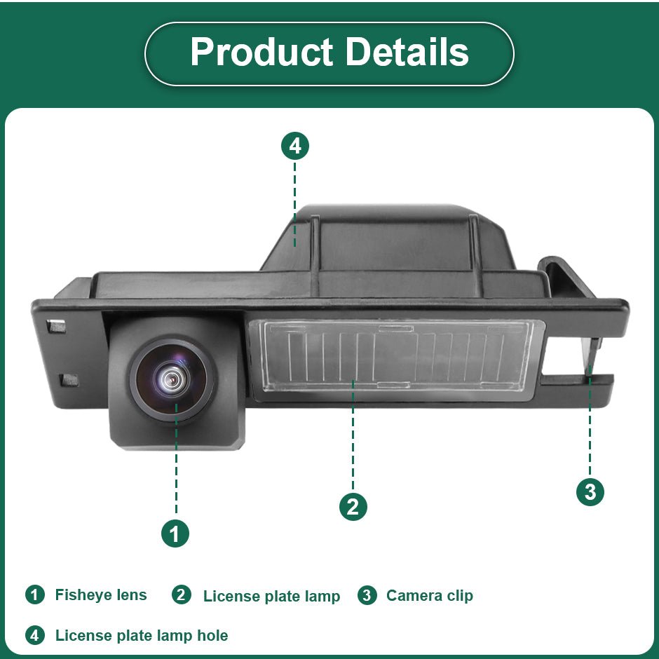 FIAT Grande FullHD 1080P Tolatókamera - TopNAVI