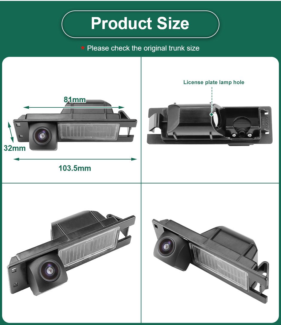 FIAT Grande FullHD 1080P Tolatókamera - TopNAVI