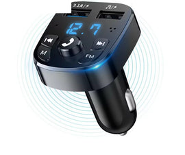Autós gyorstöltő és Bluetooth 5.0 FM transzmitter