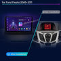 Ford Fiesta MK7 2009-2017 9" Android multimédia autórádió érintőkijelzős fejegység — kép 2