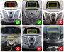 Ford Fiesta MK7 2009-2017 9" Android multimédia autórádió érintőkijelzős fejegység — kép 5