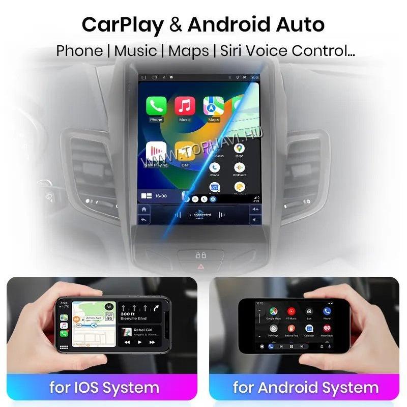 Ford Fiesta MK7 "Tesla Style" 2009 - 2017 9.7" Android Multimédia fejegység - TopNAVI