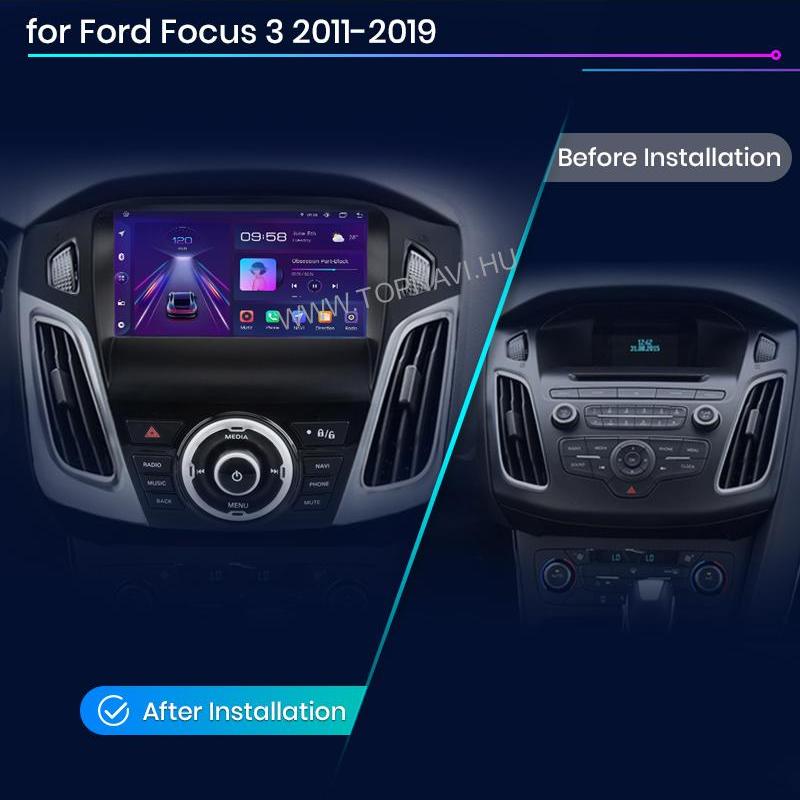 Ford Focus 3 2011 - 2018 9" Android Multimédia fejegység - TopNAVI
