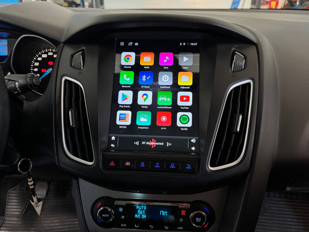 Ford Focus 3 "Tesla Style" 2012 - 2017 9.7" Android Multimédia fejegység - TopNAVI