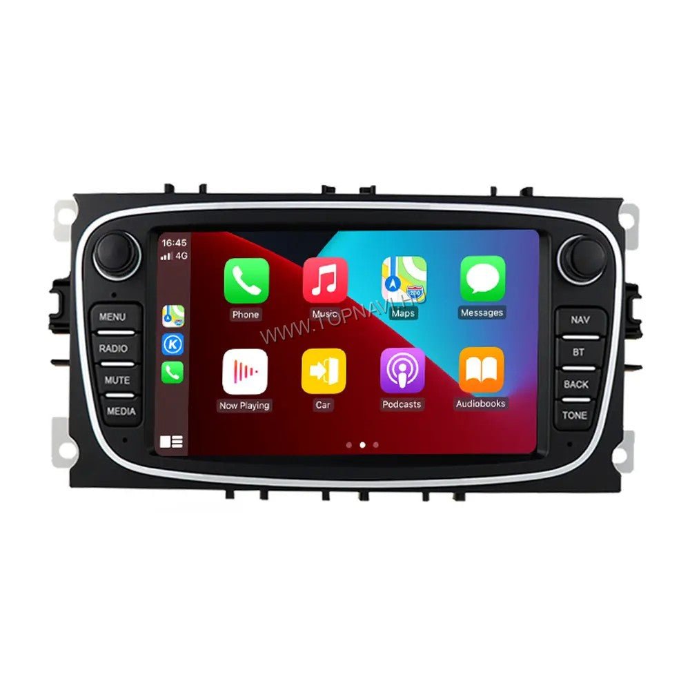 Ford Focus, Kuga, Mondeo, Transit, S - Max, C - Max Fekete 7" Android Multimédia fejegység - TopNAVI