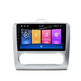 Ford Focus Mk2 2004 - 2010 Ezüst 9" Android Multimédia fejegység - TopNAVI