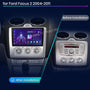 Ford Focus Mk2 2004- 2010 Fekete 9" Android multimédia autórádió érintőkijelzős fejegység — kép 2