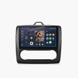 Ford Focus Mk2 2004 - 2010 Fekete 9" Android Multimédia fejegység - TopNAVI