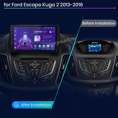 Ford Kuga 2. 2012 - 2019, C - Max 2. 2010 - 2019 9" Android Multimédia fejegység - TopNAVI