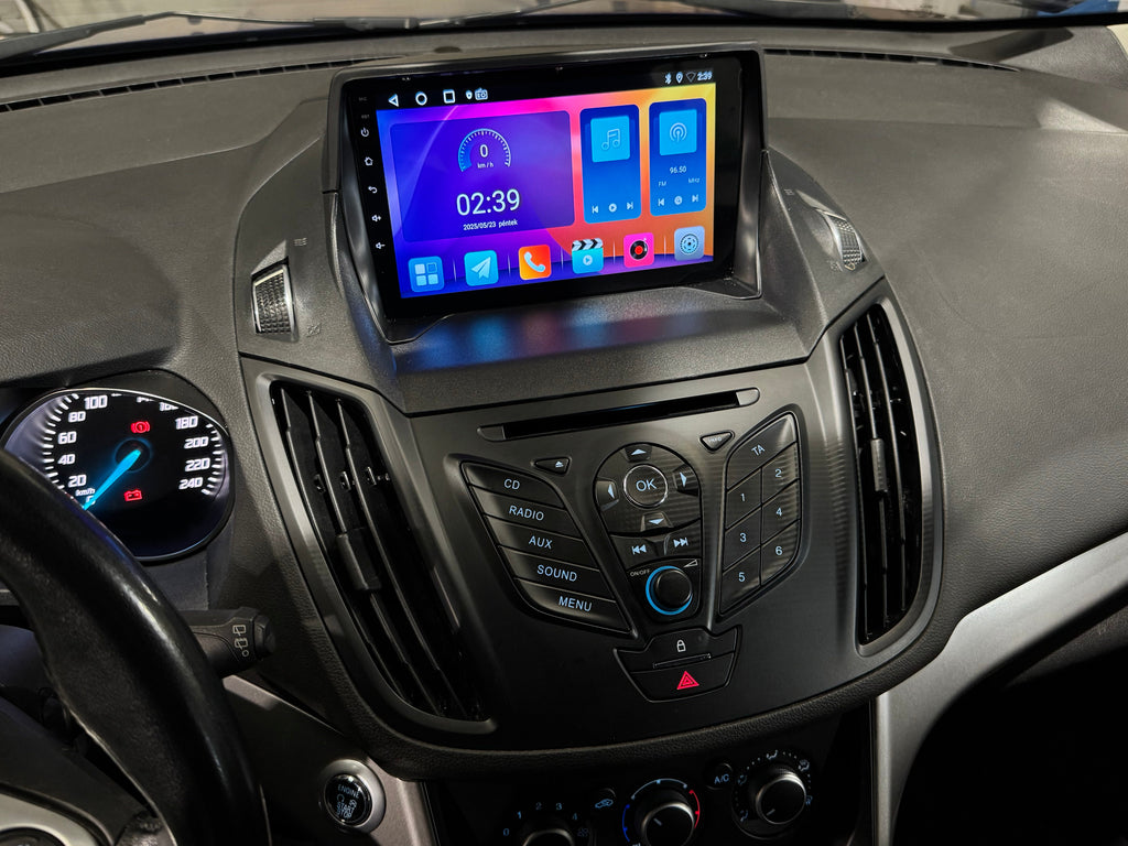 Ford Kuga 2. 2012 - 2019, C - Max 2. 2010 - 2019 9" Android Multimédia fejegység autórádió, hifi, rádió és fejegység nagy kijelzővel, CarPlay, Android autó, Wifi és Bluetooth támogatással,