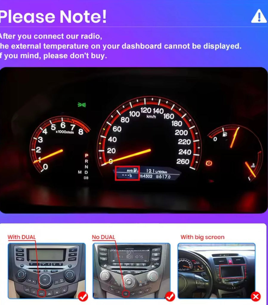Honda Accord 7.gen 2003 - 2007 10.1" Android Multimédia fejegység autórádió, hifi, rádió és fejegység nagy kijelzővel, CarPlay, Android autó, Wifi és Bluetooth támogatással,