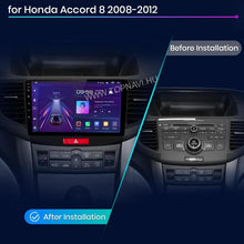 Kép betöltése a Galérianézegetőbe, Honda Accord 8.gen 2008 - 2015 9&quot; Android Multimédia fejegység - TopNAVI