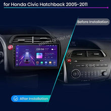 Kép betöltése a Galérianézegetőbe, Honda Civic UFO 8. gen 2005 - 2011 9&quot; Android Multimédia fejegység - TopNAVI