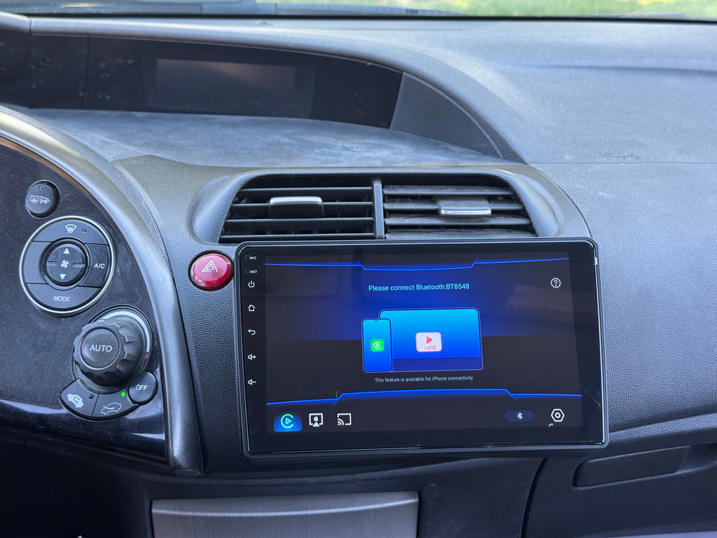 Honda Civic UFO 8. gen 2005 - 2011 9" Android Multimédia fejegység autórádió, hifi, rádió és fejegység nagy kijelzővel, CarPlay, Android autó, Wifi és Bluetooth támogatással,