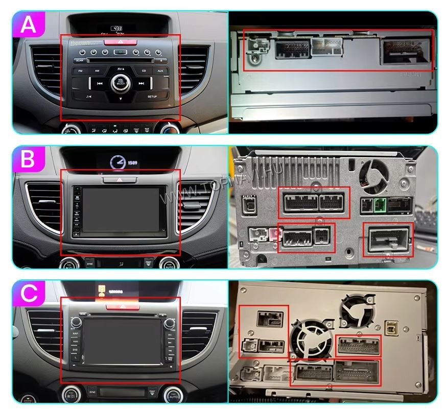 Honda CR - V 4. 10.1" 2013 - 2017 Android Multimédia fejegység - TopNAVI