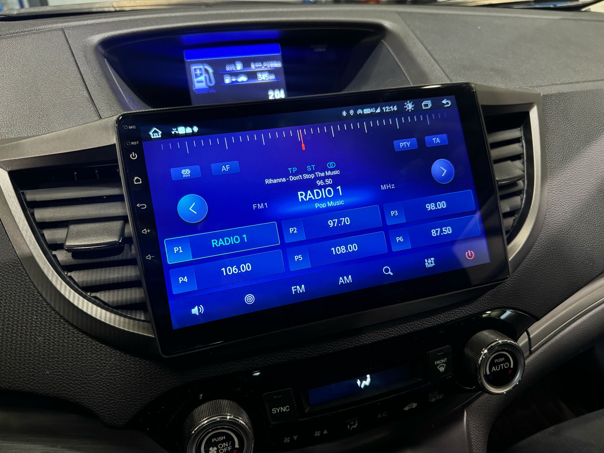 Honda CR-V 4 Android multimédia beépítve