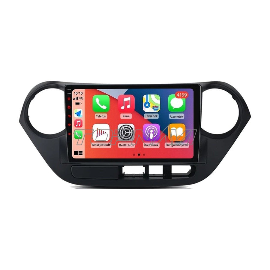 Hyundai i10 2 (Grand i10) 2013–2016 9" Android multimédia fejegység beépítőkerettel - TOPNAVI