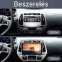 Hyundai i20 2008- 2014 9" Android multimédia autórádió érintőkijelzős fejegység — kép 5