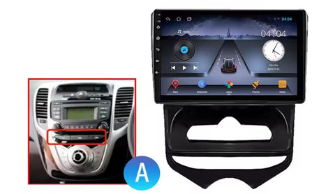 Hyundai IX20 2010- 2019 9" Android multimédia autórádió érintőkijelzős fejegység – másik nézet
