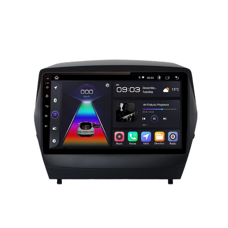 Hyundai IX35 2009 - 2015 9" Android Multimédia fejegység autórádió, hifi, rádió és fejegység nagy kijelzővel, CarPlay, Android autó, Wifi és Bluetooth támogatással,