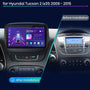 Hyundai IX35 2009- 2015 9" Android multimédia autórádió érintőkijelzős fejegység — kép 2