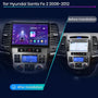 Hyundai Santa Fe 2006- 2012 9" Android multimédia autórádió érintőkijelzős fejegység — kép 2