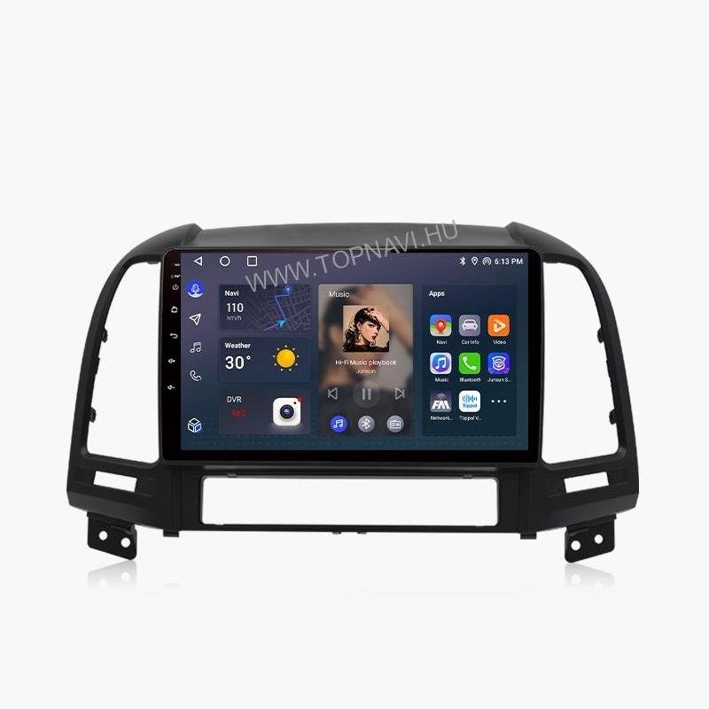 Hyundai Santa Fe 2006- 2012 9" Android Multimédia fejegység — Márkaspecifikus multimédia