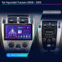 Hyundai Tucson 2005- 2009 10.1" Android multimédia autórádió érintőkijelzős fejegység — kép 2