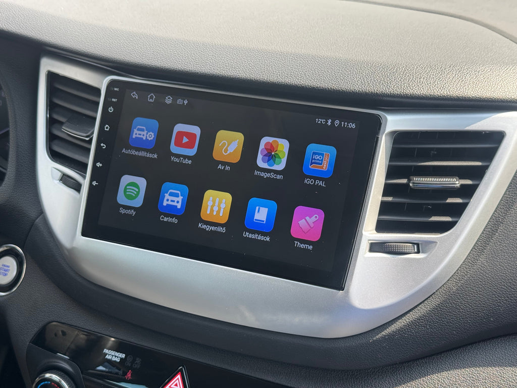 Hyundai Tucson 3 2015 - 2019 9" Android Multimédia fejegység - TopNAVI