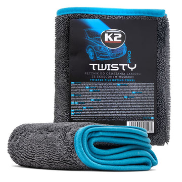 K2 Twisty Pro twisted loop kendő 40×60 cm, 600 g/m² – kétoldalas, lakkra és üvegre