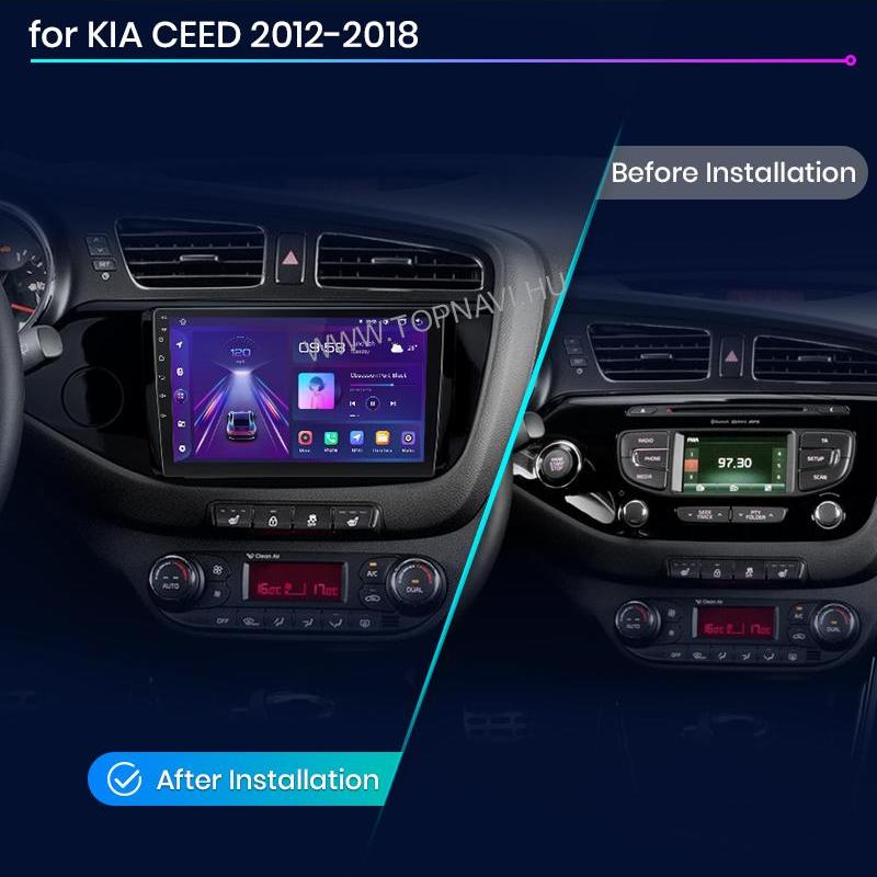 Kia Cee'd 2012 - 2018 9" Android Multimédia fejegység - TopNAVI